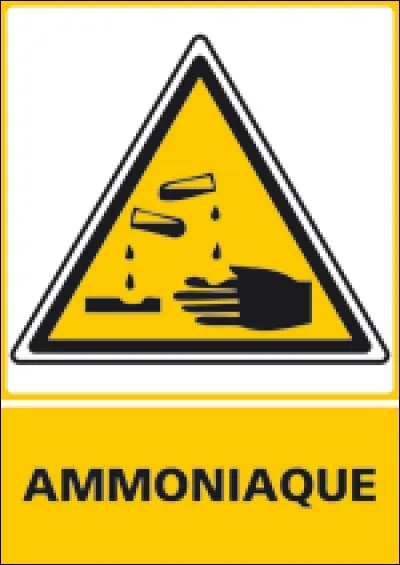 Et ammoniaque est un mot ...