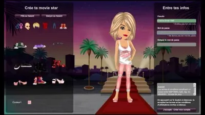 Qui t'accueille à la création d'un compte fille ?