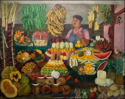 Qui a peint "La marchande de fruits" ?