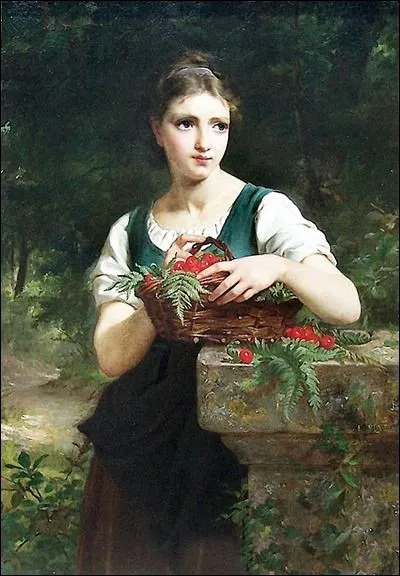 Qui a peint "Fille et panier de cerises" ?