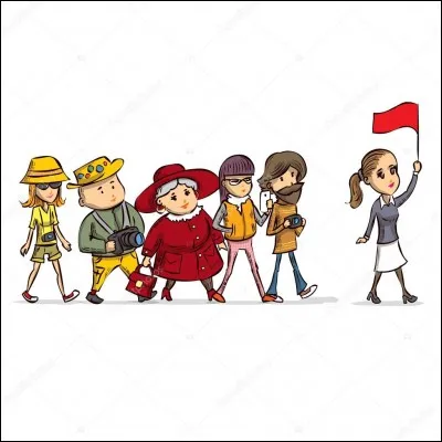 J'accompagne les touristes lors de leurs visites de châteaux, de musées ou de galeries d'art. Je suis...