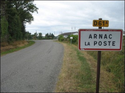 En Haute-Vienne, il existe un village appelé "Arnac la Poste". Quelle est la couleur représentative de la Poste ?