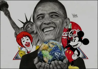 En 2003, quelle chanteuse critique ouvertement le mode de vie américain avec la chanson "American Life" ?