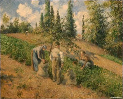 À qui est la toile "Les ramasseurs de pommes de terre" ?