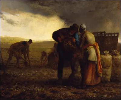 Qui a représenté "La récolte des pommes de terre" ?