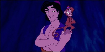 Comment se nomme le singe d'Aladdin dans le dessin animé du même nom ?