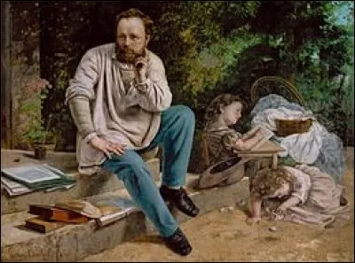 Qui a peint "Proudhon et ses enfants" ?