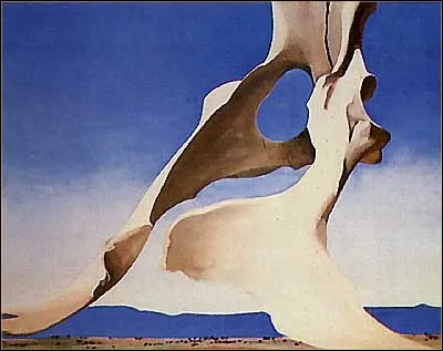 Des os torturés au soleil, on dirait du Dali... Est-ce bien du Dali, ou est-ce du Magritte, ou bien encore un autre de leurs collègues ?