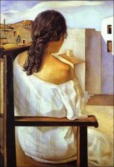 Picasso ou Dali, ces deux génies espagnols, pour cette femme assise de dos ?