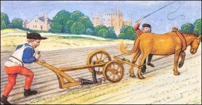 Le soc de la charrue est fixé sur...