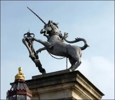 Dans quel pays se trouve cette statue de licorne ?
