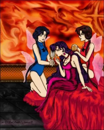 Qui sont les deux personnages entourant leur amie Raya ?