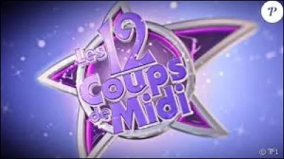 Nagui anime le jeu télévisé "Les Douze Coups de midi" sur TF1.