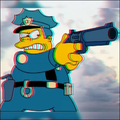 WIGGUM2 - Où peut-on voir la famille Wiggum, avec un père policier ?