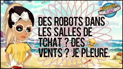 Combien y a-t-il de salles de tchat ?