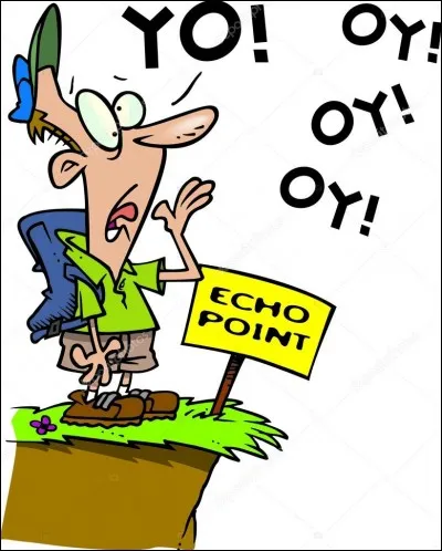 Le son peut rebondir.