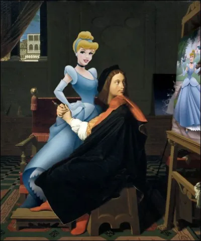 Au bras de Ingres se trouve son premier amour. Mais je ne pense pas que ce soit Cendrillon. Alors qui est-ce donc ?