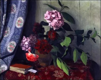 Qui a peint "Hortensias et coquelicots" ?