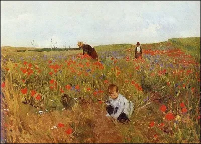 Qui a peint "La cueillette des coquelicots" ?