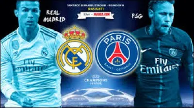 Quels furent les scores des matchs entre le Real Madrid et le Paris Saint-Germain en 2018 ?