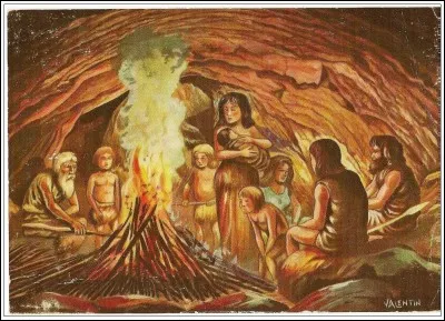 Les hommes préhistoriques allumaient du feu en frappant deux silex.