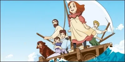 Dans "Flo et les Robinson suisses", où se rendait la famille avant le naufrage du bateau ?