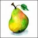 En anglais : (poire)