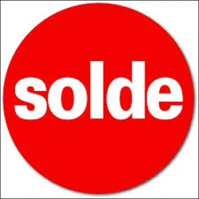 Quel est le genre du mot solde ?