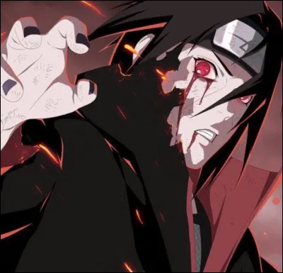 Contre Itachi, Sasuke a une tenue...