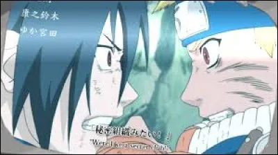 Que dit Sasuke &agrave; ce moment-l&agrave; ?