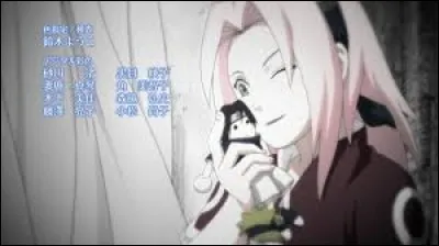 Que fait Sakura de sa poup&eacute;e de Sasuke &agrave; la fin de l'ending 24 ?