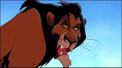 Scar fait croire à Simba qu'il sera content quand ce dernier sera roi et dit : " Pardonne moi de ne pas trépigner de bonheur, problème de ..."