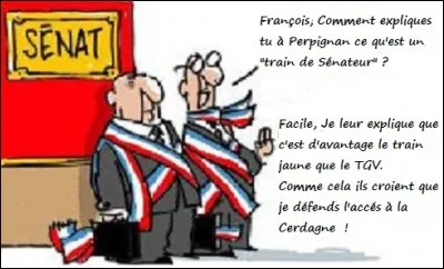 C'est la façon d'avancer pour le sénateur.