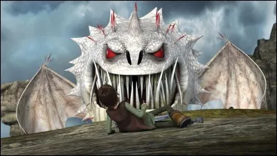 Dans « Défenseurs de Beurk », un bébé Hurlement Mortel est né. 
De quelle couleur est son uf et qui le dit ?