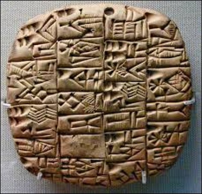Où est née l'écriture cunéiforme ?