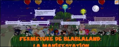 Quand a fermé le site Blablaland.com ?