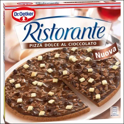 Au Brésil, les gourmands se régalent de pizzas au chocolat .