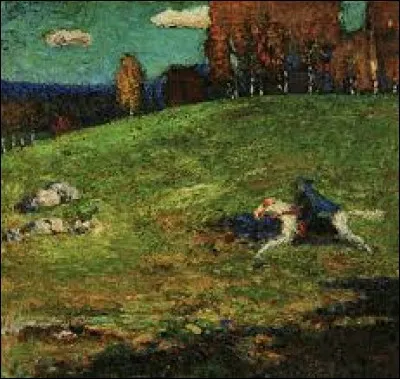 Qui a peint "Le Cavalier bleu" ?