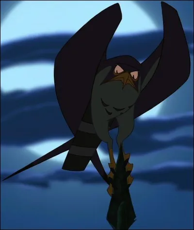 Cet aigle éclaireur est le compagnon du terrifiant méchant de quel Disney ?