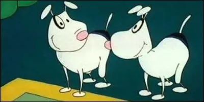 Quel est le nom de ces chiens jumeaux qui mènent....une vraie chienne de vie ?