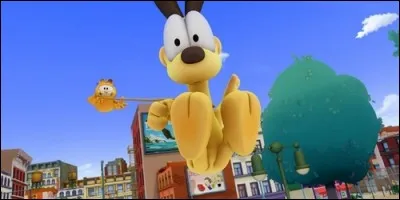 Dans quel dessin animé peut-on apercevoir Odie ?