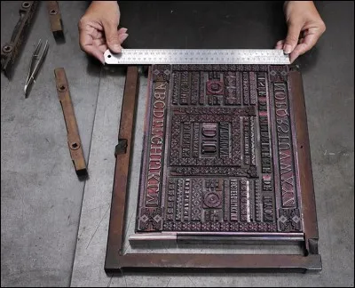 Quel est le comble pour un typographe ?