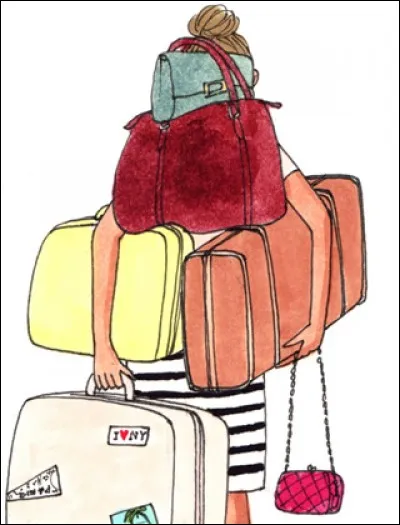 Je suis un peu encombr&eacute;e avec...