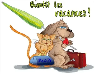 En partant, il ne faudra pas que j'oublie :