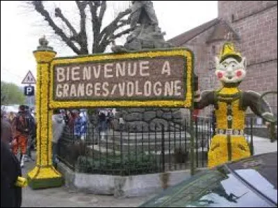 Nous sommes arrivés à Granges-sur-Vologne (Vosges). Les résidents de cette commune s'appellent ...