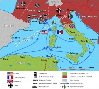 Quelle opération correspond au débarquement de Provence ?
