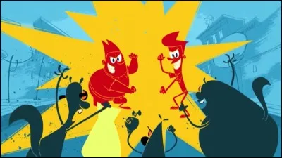 Quelle est cette série où il y a des écureuils de l'espace qui essayent de capturer un humain ?