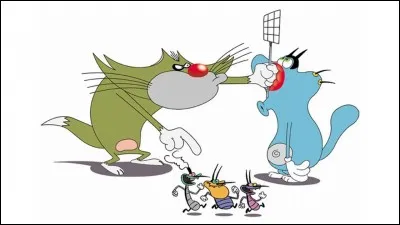 Quelle est cette série française qui parle d'un chat et de trois cafards ?