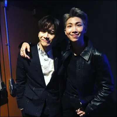 Rm (BTS) et Jackson (Got7), sont amis.