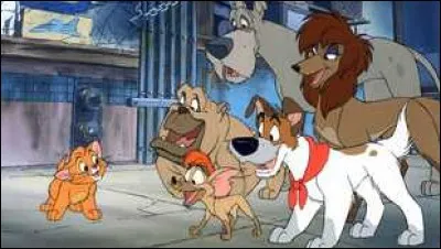 De quel instrument s'accompagne Jennifer, fillette de « Oliver et Compagnie », lorsqu'elle chante « Bonne compagnie » ?